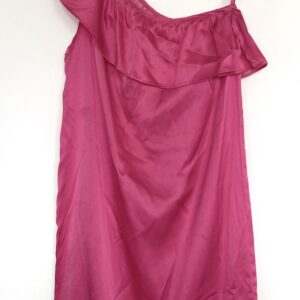 Minidress in seta fuchsia Je M'en fous