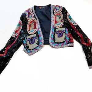 Bolero anni '90 ricamato a mano