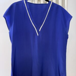 T-shirt '80s in pura seta taglia M