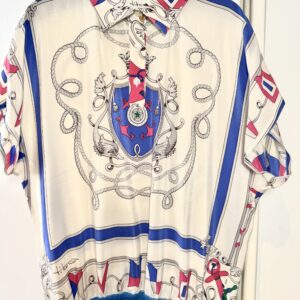 Blusa '80 in pura seta taglia S