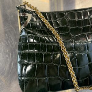 Borsa in cocco verde anni 80