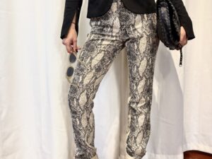 Pantalone Marella stampa pitone