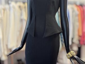 Tubino nero in jersey